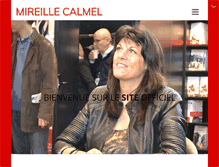 Tablet Screenshot of mireillecalmel.com